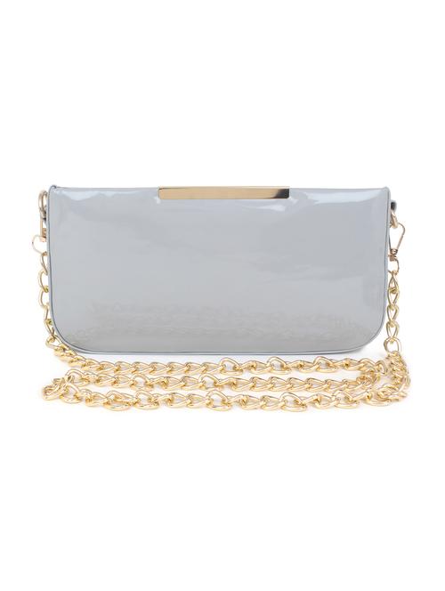 grey solid regular sling bag - 18378746 - Very Small Image - 1