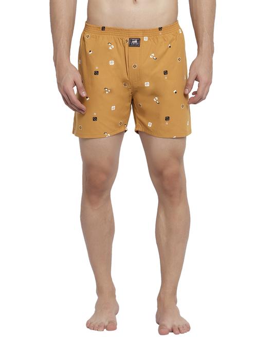 orange printed boxer - 18378889 - Very Small Image - 1