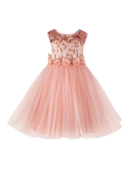 orange applique frock - 18379886 - Very Small Image - 1