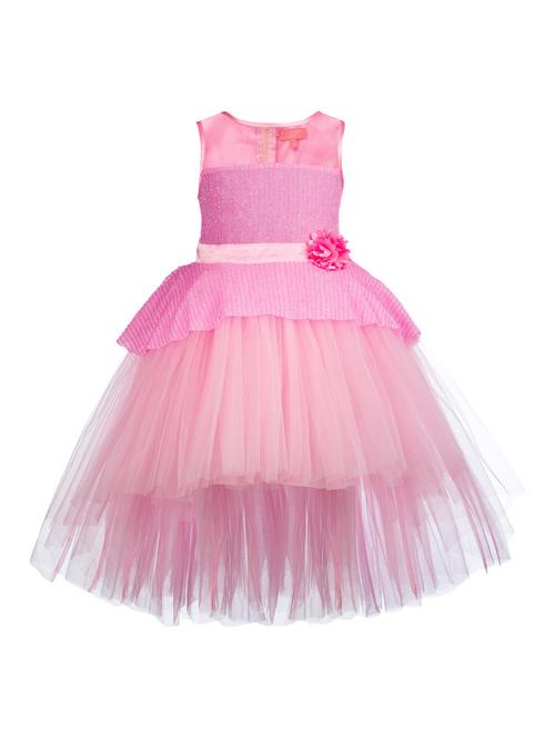 pink net frock - 18379937 - Very Small Image - 1