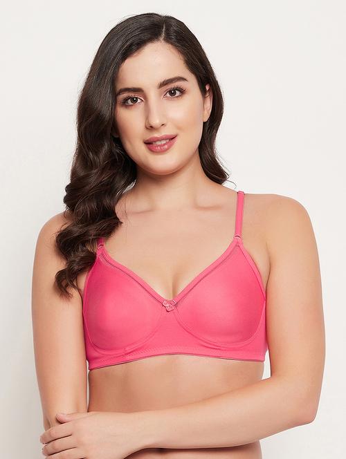 pink solid t-shirt bra - 18380933 - Very Small Image - 1