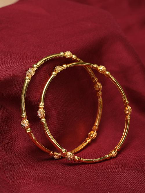 gold brass bangle - 18381103 - Very Small Image - 1