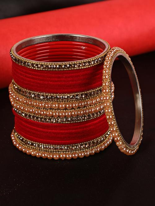 red brass bangle - 18381110 - Very Small Image - 1