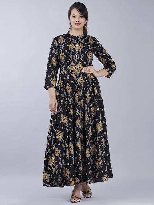 multi colored printed a-line kurta - 18381319 - Very Small Image - 1