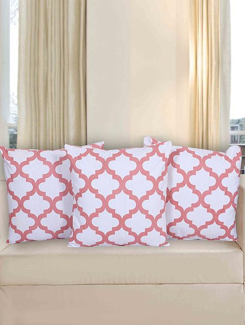 texstylehome assorted reversible jaipuri print pure cotton cushion covers - 18381861 - Very Small Image - 1