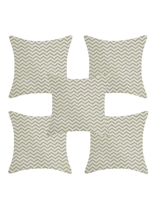 texstylehome assorted reversible jaipuri print pure cotton cushion covers - 18381865 - Very Small Image - 1