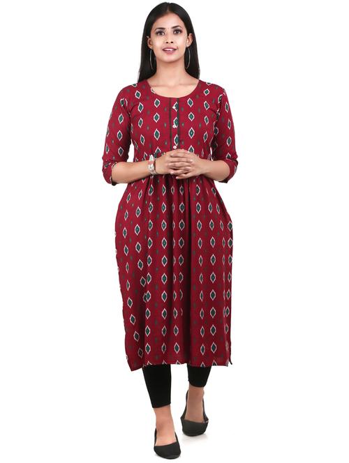 printed kurta legging set - 18382084 - Very Small Image - 1