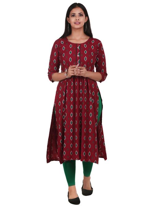 ikat kurta legging set - 18382088 - Very Small Image - 1