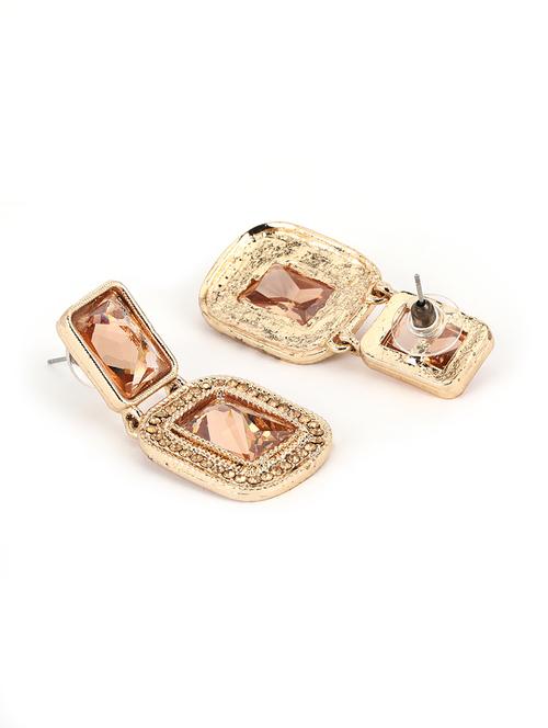 gold brass studs earring - 18382266 - Very Small Image - 1