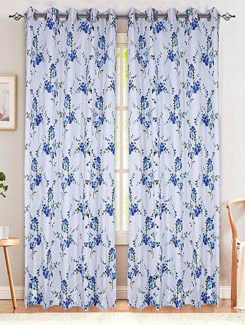texstylehome pure cotton eyelet 7ft door or window curtain - 18382629 - Very Small Image - 1