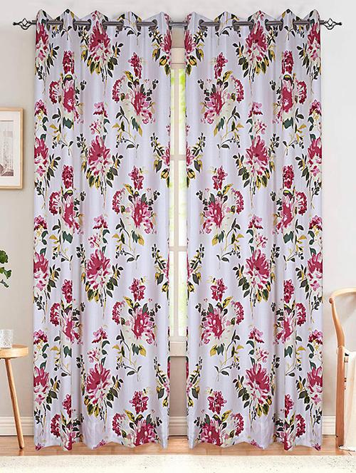 texstylehome pure cotton eyelet 7ft door or window curtain - 18382630 - Very Small Image - 1