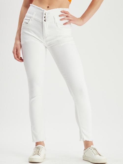 high rise solid jean - 18383517 - Very Small Image - 1