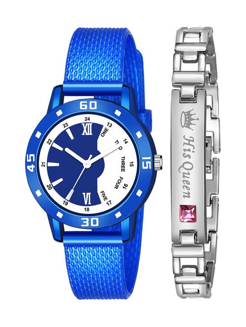 kajaru stylish analog watch for women with queen bracaelet - 18383774 - Very Small Image - 1