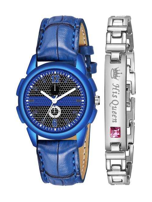 kajaru stylish analog watch for women with queen bracaelet - 18383780 - Very Small Image - 1