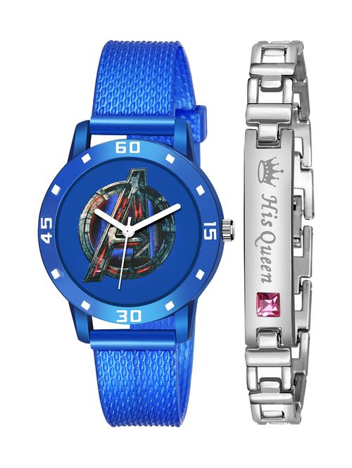 kajaru stylish analog watch for women with queen bracaelet - 18383786 - Very Small Image - 1
