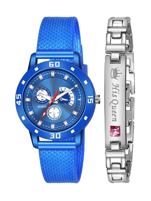 kajaru stylish analog watch for women with queen bracaelet - 18383789 - Very Small Image - 1