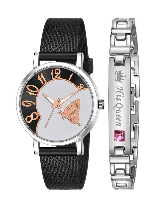 kajaru stylish analog watch for women with queen bracaelet - 18383791 - Very Small Image - 1