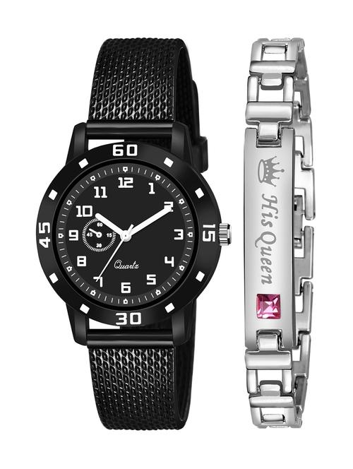 kajaru stylish analog watch for women with queen bracaelet - 18383794 - Very Small Image - 1