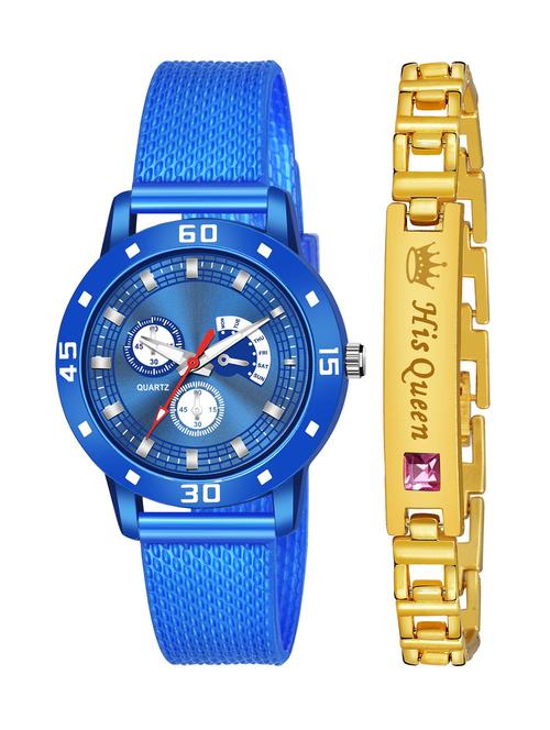 kajaru stylish analog watch for women with queen bracaelet - 18383816 - Very Small Image - 1