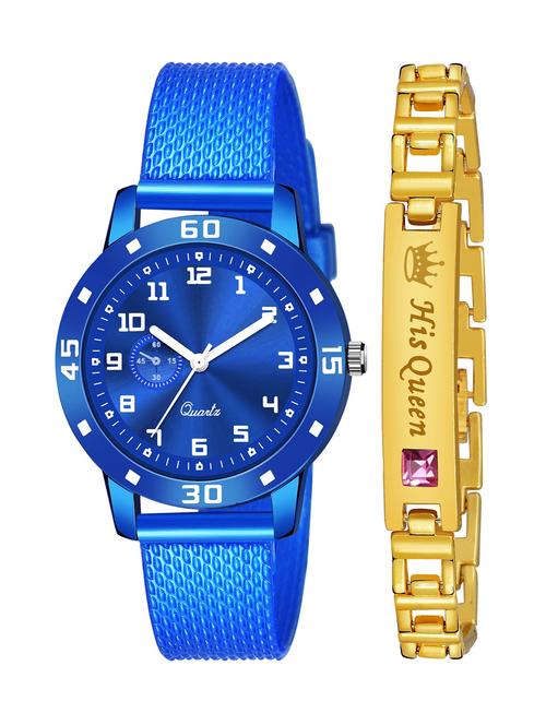 kajaru stylish analog watch for women with queen bracaelet - 18383822 - Very Small Image - 1