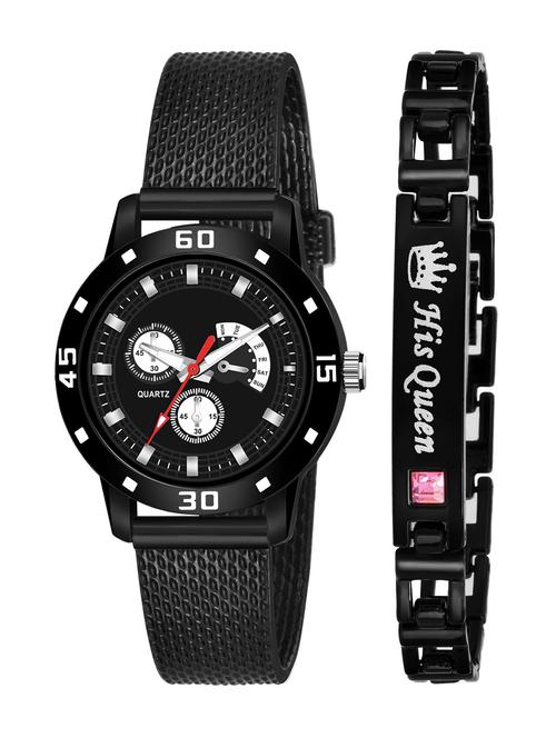 kajaru stylish analog watch for women with queen bracaelet - 18383842 - Very Small Image - 1