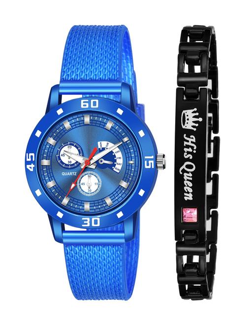 kajaru stylish analog watch for women with queen bracaelet - 18383843 - Very Small Image - 1
