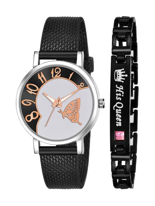 kajaru stylish analog watch for women with queen bracaelet - 18383845 - Very Small Image - 1