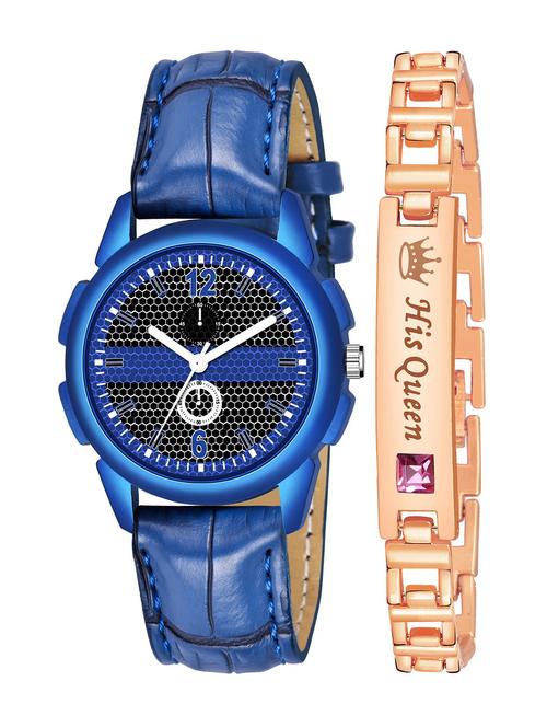 kajaru stylish analog watch for women with queen bracaelet - 18383861 - Very Small Image - 1