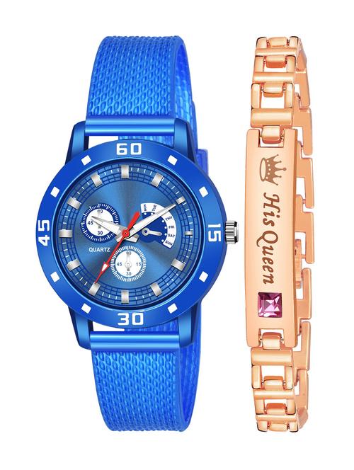 kajaru stylish analog watch for women with queen bracaelet - 18383870 - Very Small Image - 1