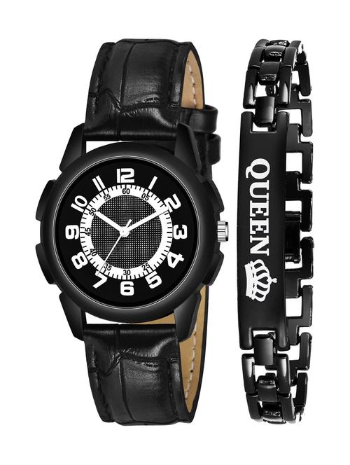 kajaru stylish analog watch for women with queen bracaelet - 18383884 - Very Small Image - 1