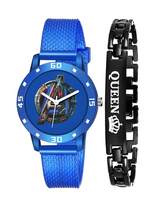 kajaru stylish analog watch for women with queen bracaelet - 18383894 - Very Small Image - 1