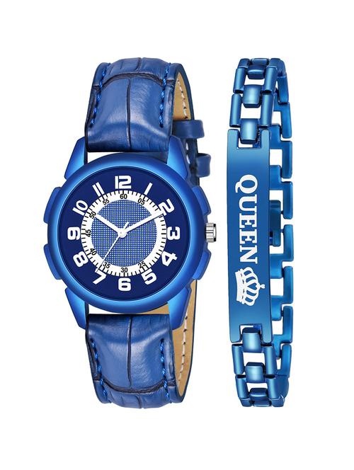 kajaru stylish analog watch for women with queen bracaelet - 18383912 - Very Small Image - 1