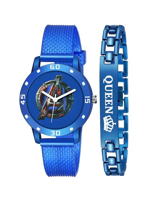 kajaru stylish analog watch for women with queen bracaelet - 18383921 - Very Small Image - 1