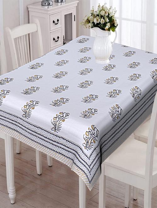 texstylers thick cotton 8 seater block print table cloth - 18385290 - Very Small Image - 1