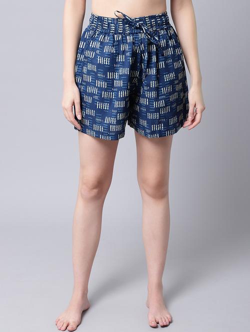 high rise printed shorts - 18386252 - Very Small Image - 1