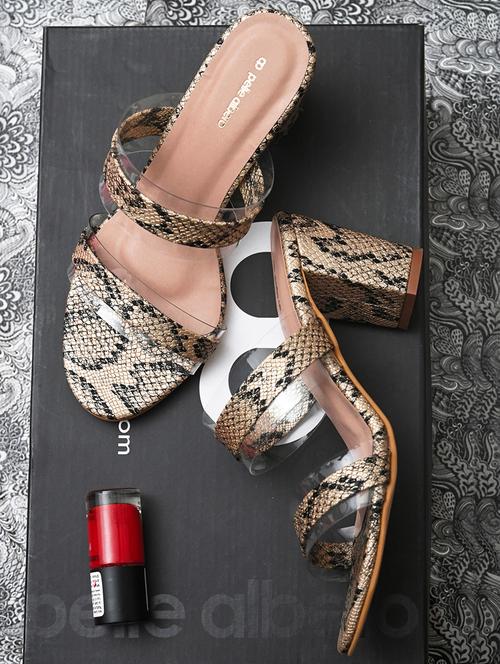 beige synthetic slip on sandals - 18386923 - Very Small Image - 1