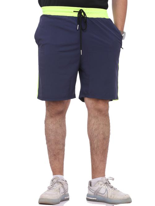 dark blue color-blocked short - 18386965 - Very Small Image - 1