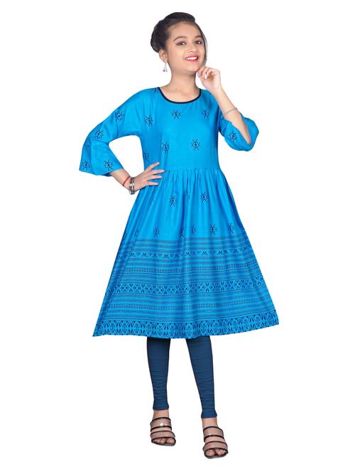 too dune present,girls cotton rayon screen - 18386990 - Very Small Image - 1