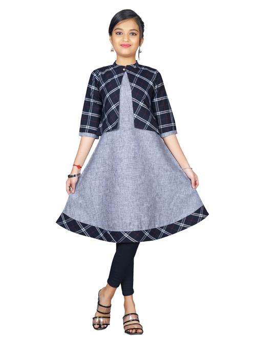 girls printed a-line kurta - 18386995 - Very Small Image - 1