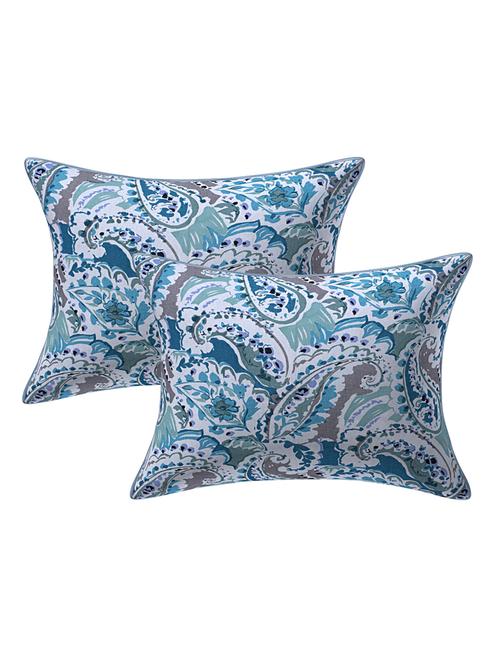 texstylehome pure cotton 12x18 inches jaipuri cushion pillow cover(pack of 2 pcs) - 18387569 - Very Small Image - 1