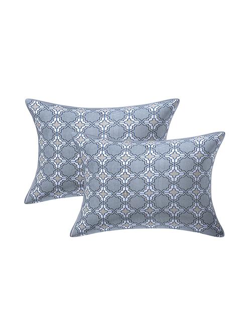 texstylehome pure cotton 12x18 inches jaipuri cushion pillow cover(pack of 2 pcs) - 18387574 - Very Small Image - 1