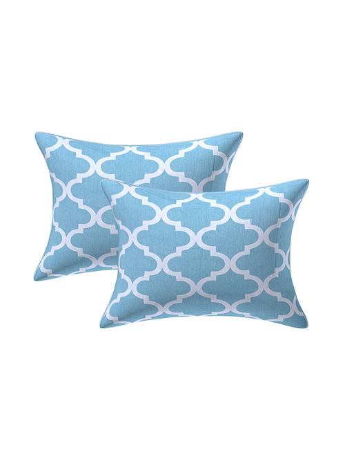texstylehome pure cotton 12x18 inches jaipuri cushion pillow cover(pack of 2 pcs) - 18387576 - Very Small Image - 1