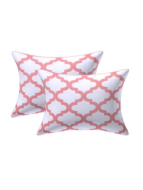 texstylehome pure cotton 12x18 inches jaipuri cushion pillow cover(pack of 2 pcs) - 18387582 - Very Small Image - 1