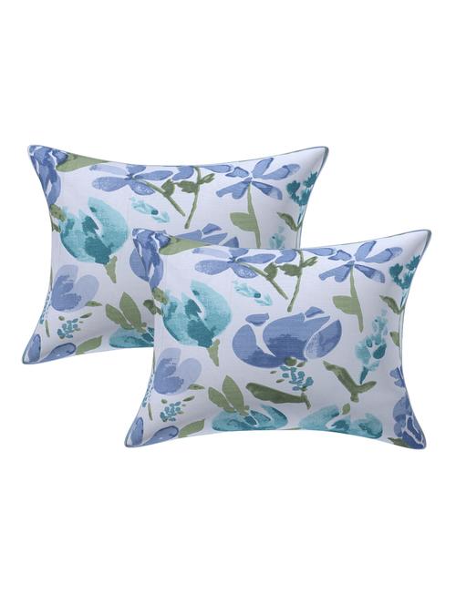 texstylehome pure cotton 12x18 inches jaipuri cushion pillow cover(pack of 2 pcs) - 18387584 - Very Small Image - 1