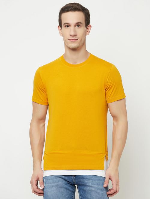 yellow solid t-shirt - 18388848 - Very Small Image - 1