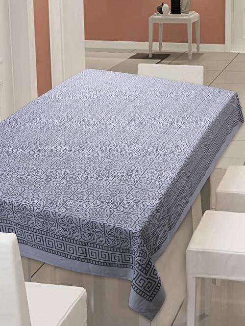 texstylehome thick cotton 6 seater block print table cloth - 18389079 - Very Small Image - 1
