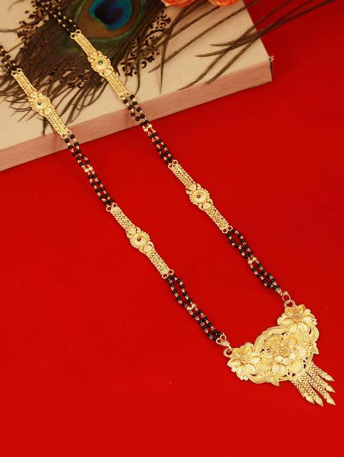 gold plated metal mangalsutra - 18390065 - Very Small Image - 1