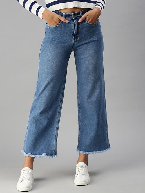 high rise stone wash jean - 18390340 - Very Small Image - 1