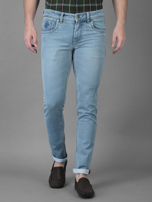 light blue light-washed denim jean - 18391029 - Very Small Image - 1