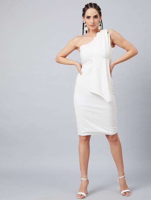 women's bodycon solid dress - 18391243 - Very Small Image - 1